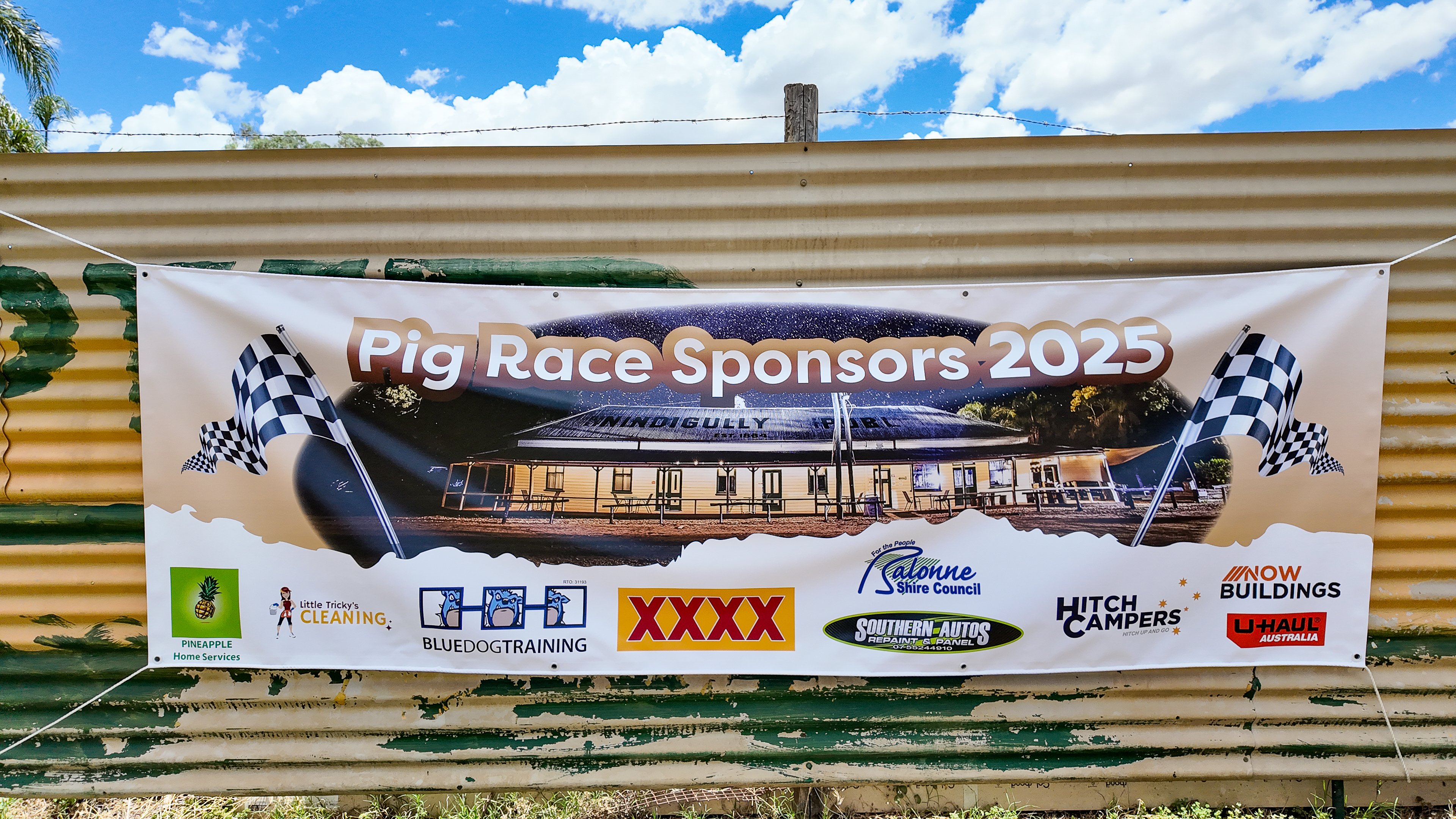 BLUE DOG TRAINING PIG RACING 1